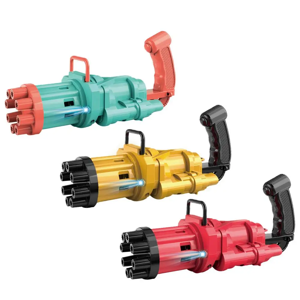 

Blower Bubble Machine Kids Toys Gatling Bubble Gun Electric Soap Bubble Blower For Children Gift Summer Outdoor Toys