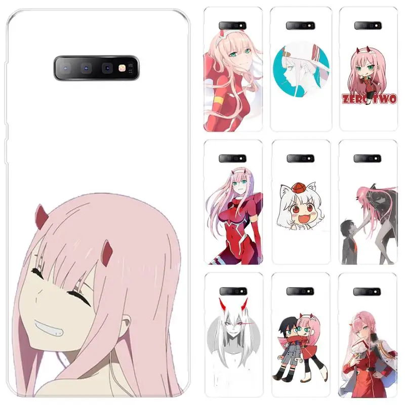 

Japan DARLING in the FRANXX Anime Phone Case For Samsung Galaxy S5 S6 S7 S8 S9 S10 S10e S20 edge plus lite Cover Shell Funda