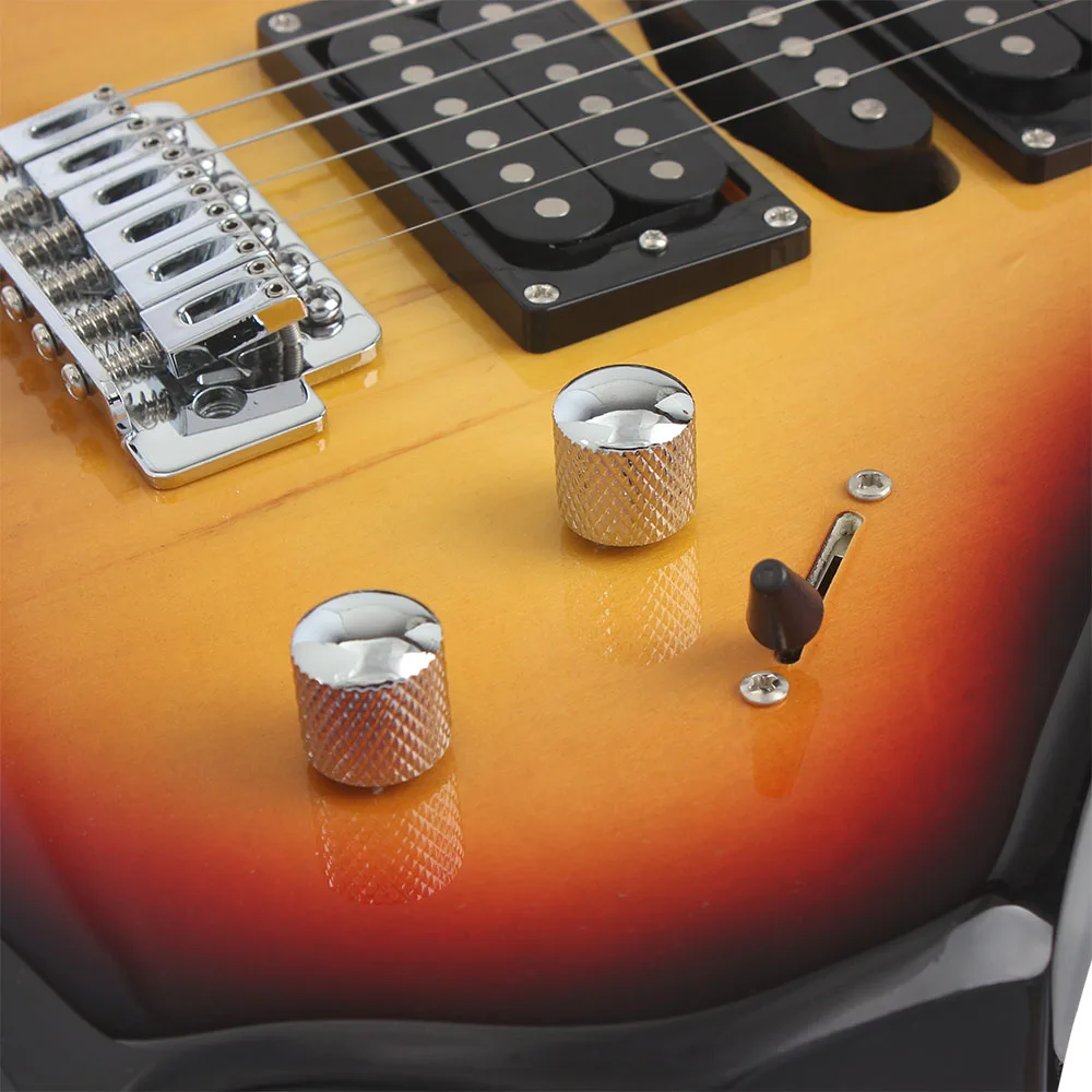 24 Frets 6 Strings Electric Guitar Maple Body Guitarra With Bag Speaker Necessary Parts &amp Accessories |