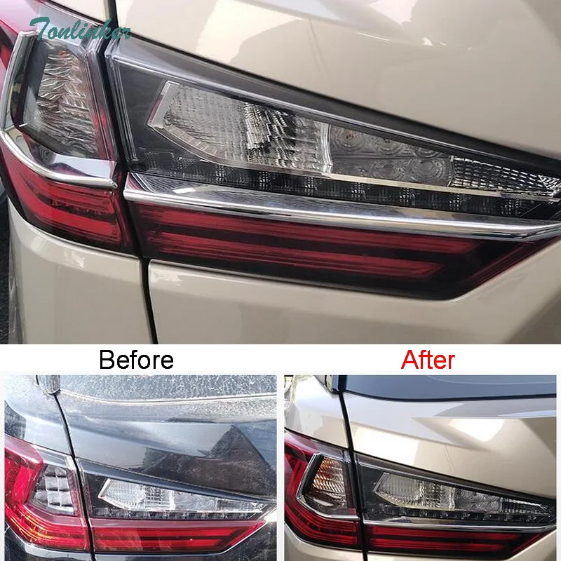 Tonlinker чехол стикер для LEXUS 2016 RX 200T Стайлинг автомобиля 8 шт. ABS хромированный задний