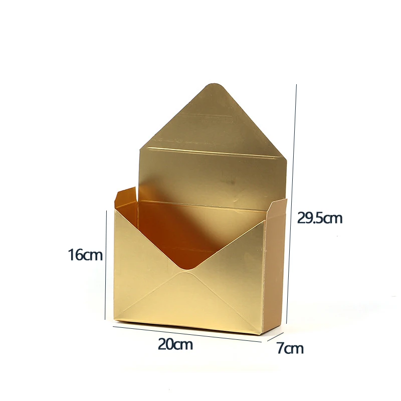 Креативные конверты коробки для цветов Подарочная коробка букета ручные