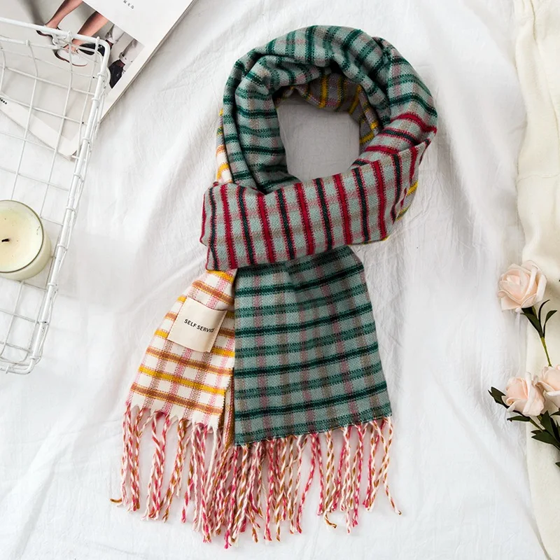 

Зимний шарф tessel, мягкие теплые шарфы из пашмины, Женская шаль, шарфы, шарфы, зимние женские шарфы