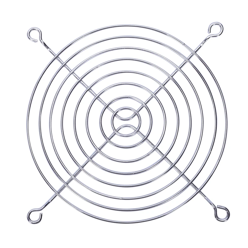 Акция! Горячий PC DC вентилятор 120 мм 12 см Серебряный тон ЦП Гриль протектор