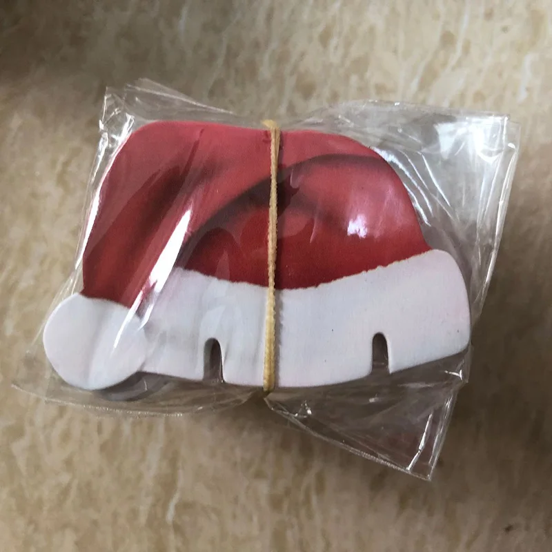 10 шт. рождественские украшения для дома стеклянный знак флаг на Рождество с