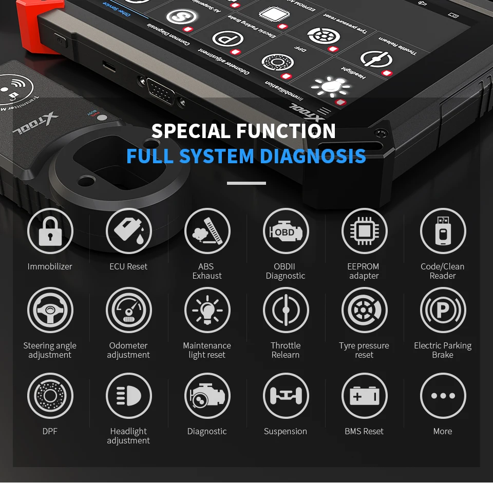 XTOOL X100 PAD2 PRO автоматический ключ программист Настройка счетчика пробега OBD2 автомобильный диагностический инструмент профессиональный иммобилайзер для Audi 4th 5th