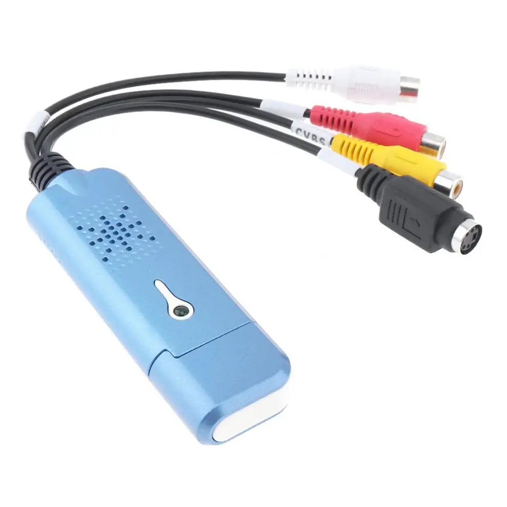 USB 2 0 конвертер видео записывающая карта DVD AV Vedio к компьютерная Настройка коробка