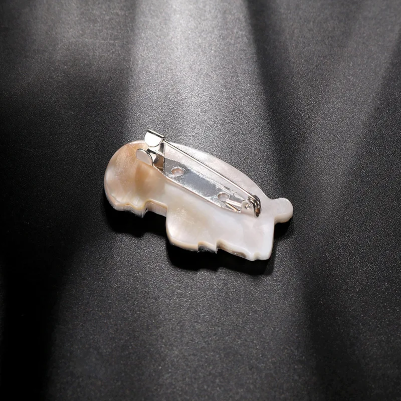 Новинка 2019 высококачественные булавки в виде натуральной ракушки с животными
