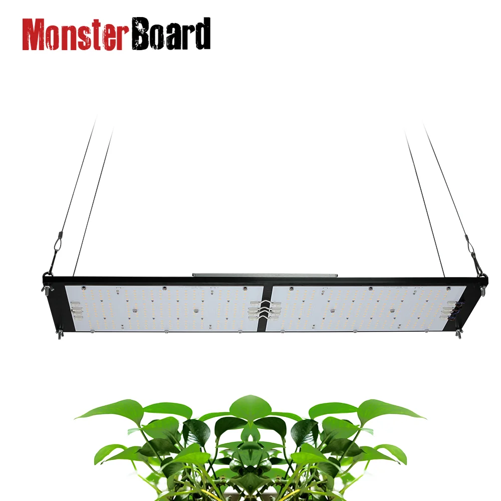 

V4 Monster board 240W led grow light qb288 550 lm301h 3500K 3000K mix 660 uv ir switch mob chip full spectrum with dim MW driver