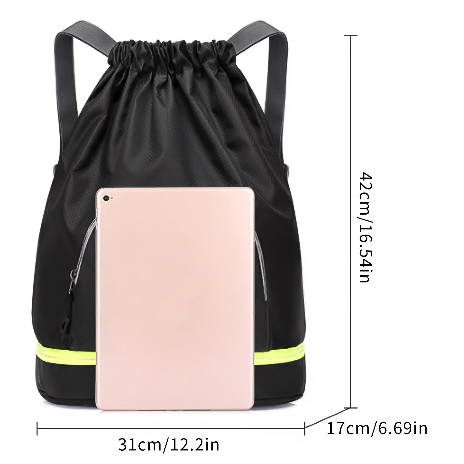 

Women'S Gym Handbag Fashion Travel Duffel Shoulder Bolsas Weekend Drawstring Fitness Sports Backpack Large Capacity Outdoor