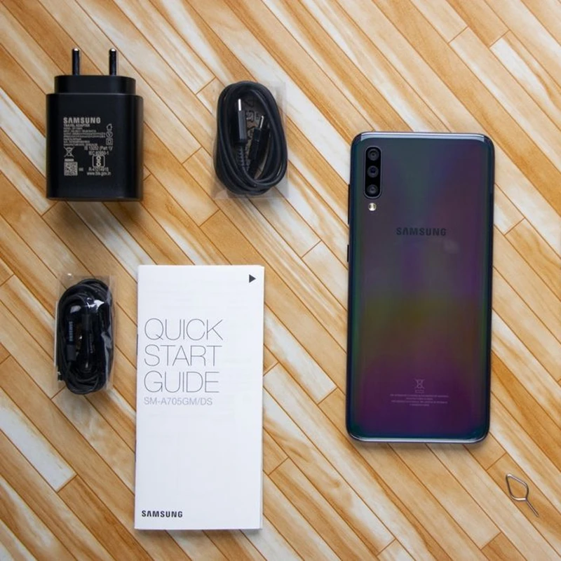 samsung galaxy a70 a7050 2sim unlocked mobile phone 6 7 68gb ram 128gb rom octa core nfc 3 rear camera 32mp android smartphone free global shipping