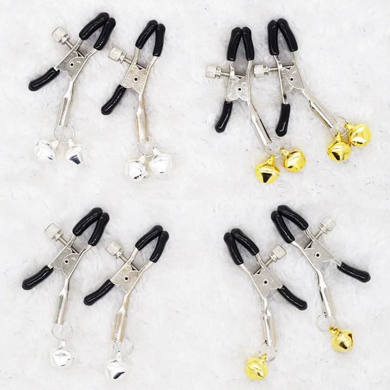 1 пара сексуальные соски зажим женский груди БДСМ маленький колокол игрушки