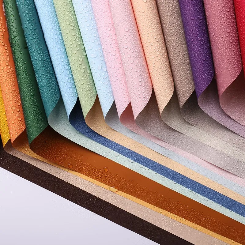 Papel de envolver Rosa impermeable de dos colores, envoltura de regalo gruesa de estilo coreano, ramo de florister&iacute;a, 20 Uds.-0