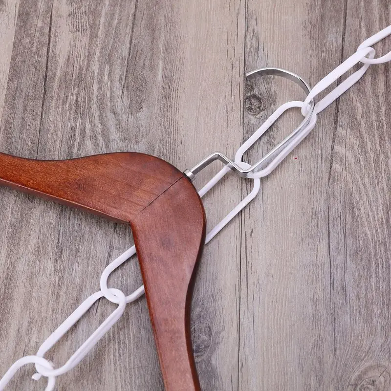 Прямая поставка пластиковый магазин одежды дисплей Висячие цепи крючки с 23