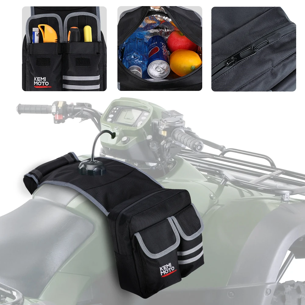 

Сумка для топливного бака мотоцикла, квадроцикла для Polaris Sportsman 500 800 1000 xp для Can Am для Yamaha Raptor 700 660 banshee 350 для linhai
