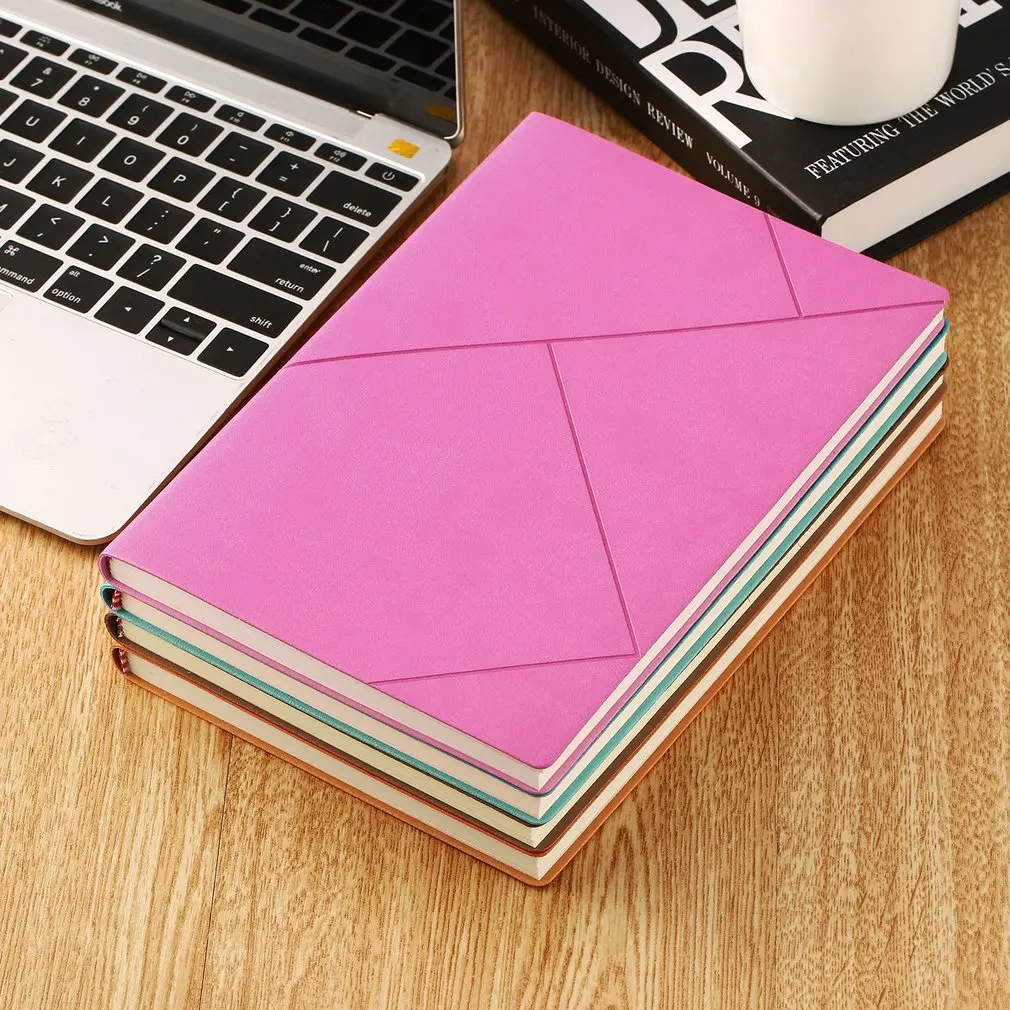 Премиум мягкий блокнот из искусственной кожи записной журнал A5 портативный для