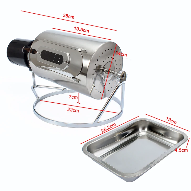 DMWD аппарат для обжарки кофейных зерен нержавеющая сталь машина фасоли жарки