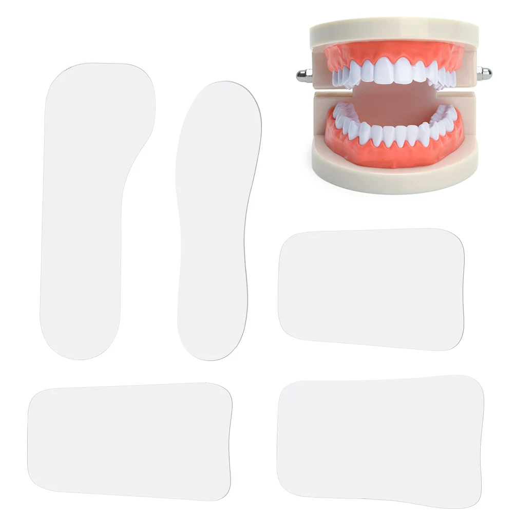 

5 Pcs Dental Orthodontic Intraoral Whitening Autoclavable Photographic 2-sided Reflector Mirror Clinic Dentist Teeth Check Tool