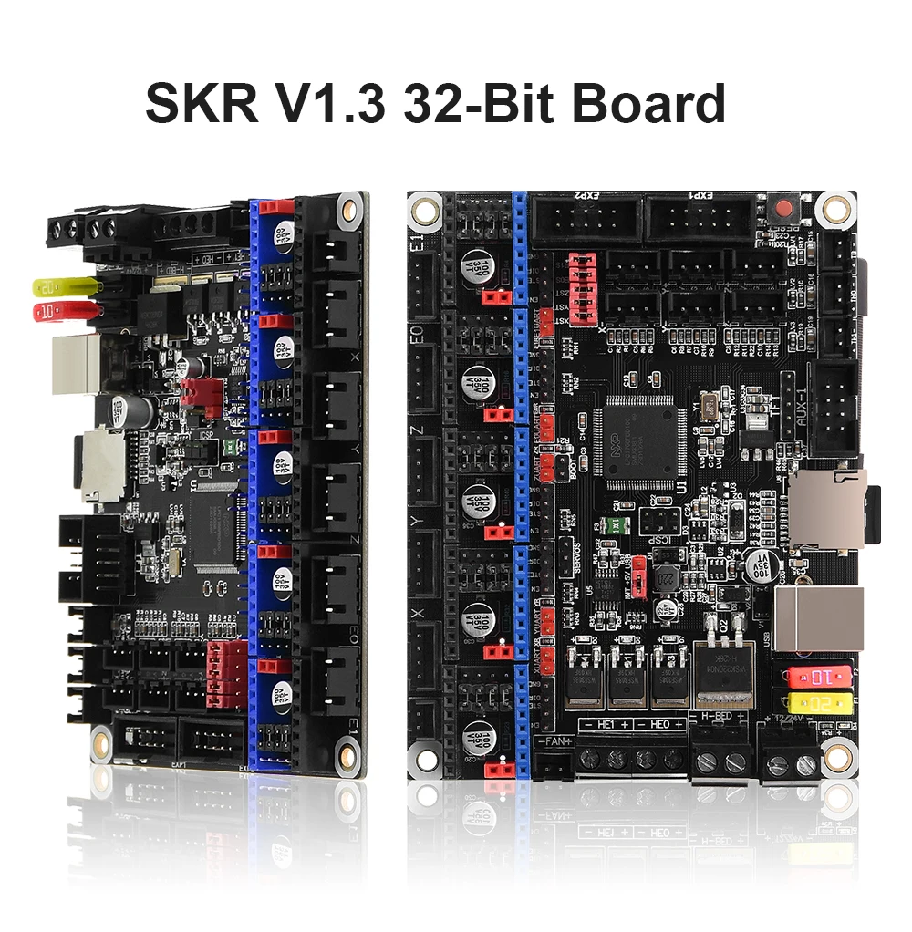SKR V1.3 плата контроллера 32-битный процессор части 3d принтера материнская плата TMC2208 TMC2130 MKS GEN L Ramps 1,4 SKR PRO для Ender 3 CR10