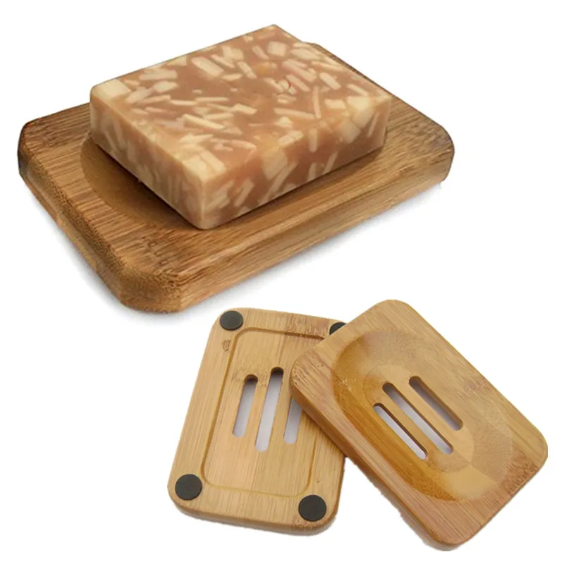 Плетеный абажур из натурального дерева мыльницы бамбука держатель мыла в ванне