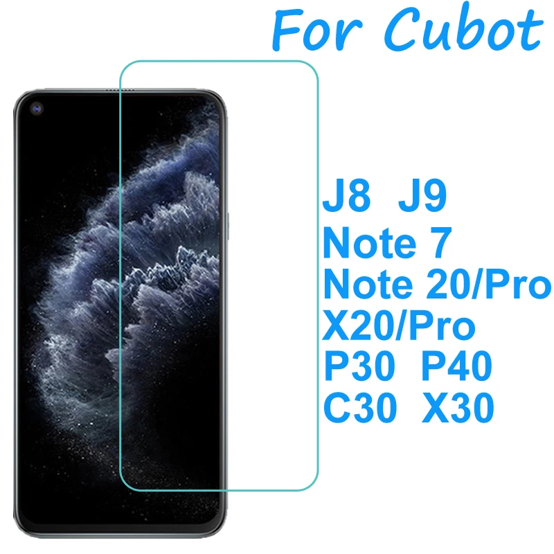Защитное стекло для Cubot Quest C30 J8 J9 пленка из закаленного стекла P30 P40 X20 X30 Note 7 20 Pro