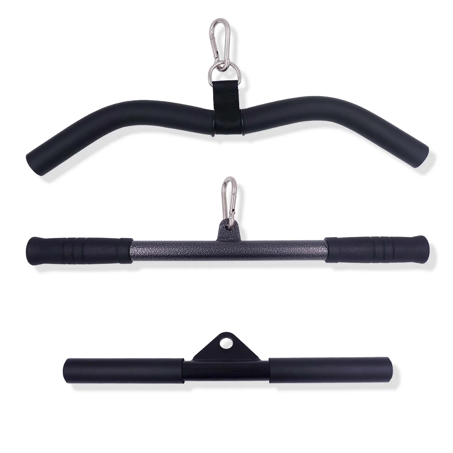 

Fitness Pull-Up Straight Bar LAT Pull Down Bar Cable Machine Attachment for Home Gym Bicep Workout Rowing Training Accessories