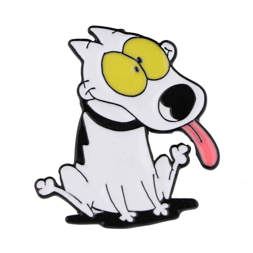 

K3571 Funny Dog Anime Enamel Pin Brooches Cartoon Creative Metal Brooch Pins Denim Hat Badge Collar Jewelry Gifts