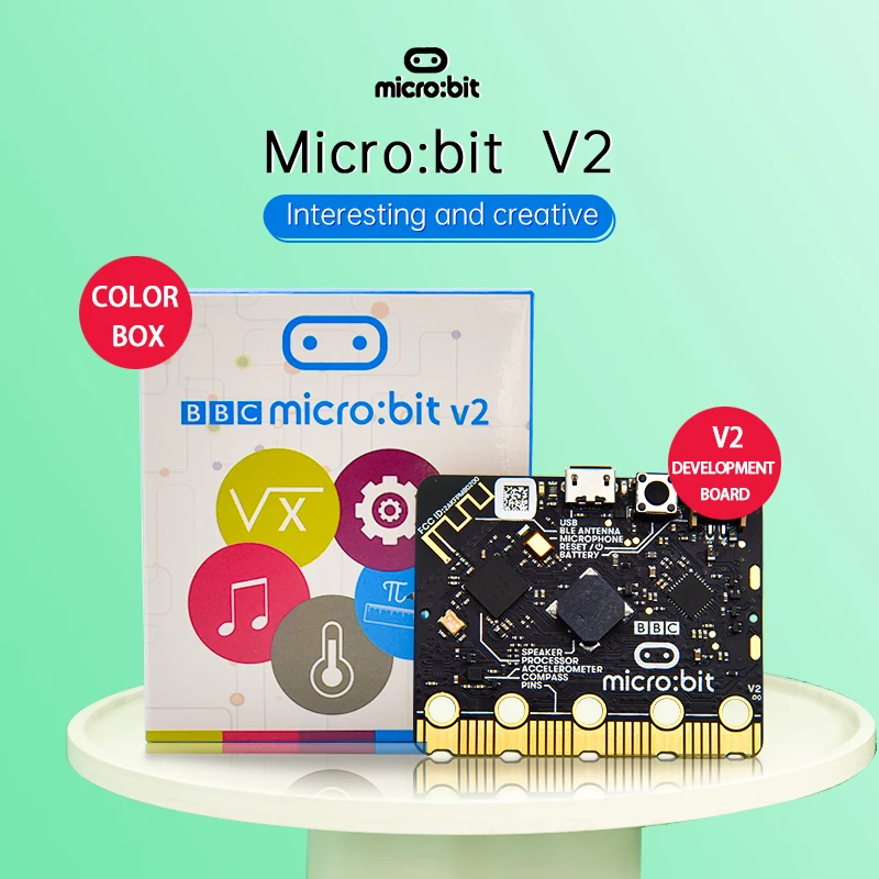 

Keyestudio BBC Micro bit V2.0 Built-In Speaker &Microphone With Gift box for Micro:bit STEM