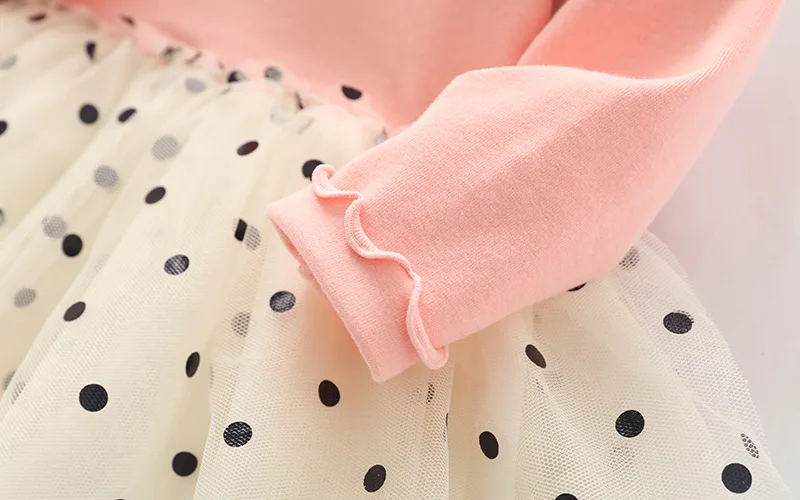 

Girls Dress Autumn Cotton Children Clothes Long Sleeve Mesh Dresses For Girls Birthday Party Princess Dress Kids Clothes vestido