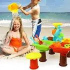 Детская верхняя одежда, летние пляжные песочные копательного инструмента воды игральные Пластиковые Настольная игрушка комплект Детские развивающие игрушки для детей Детский подарок