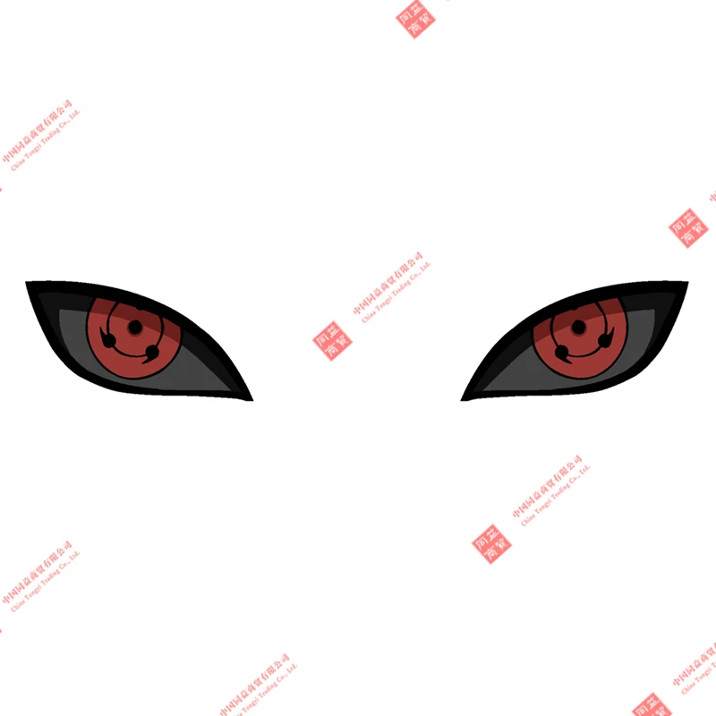 Для метемпсихоза мусора шаринган аниме автомобильная наклейка из винила на окна подходит для всех типов автомобилей декораций.