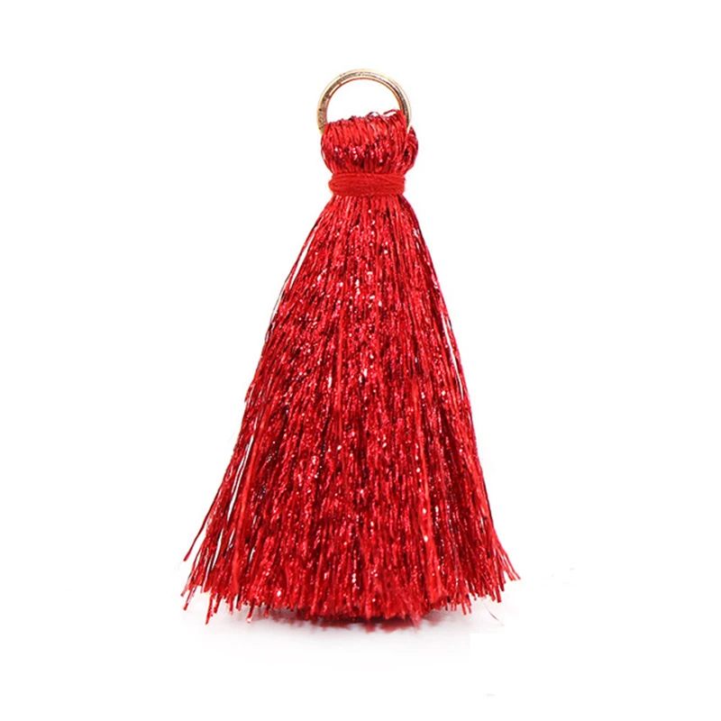 4cm Flash Rayon Tassel Earrings Crafts Jewelry Clothing Accessory | Украшения и аксессуары