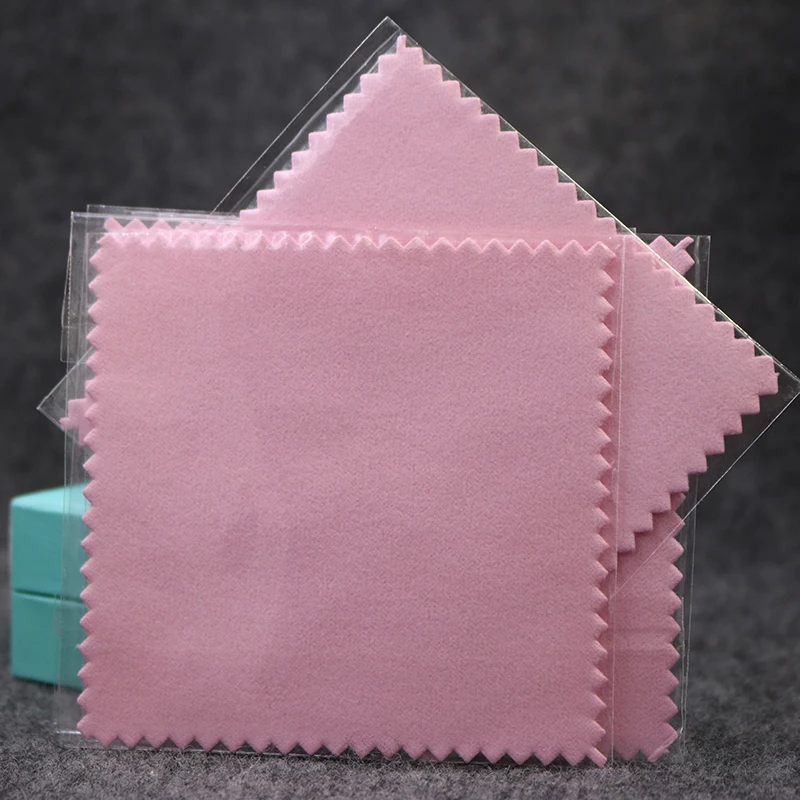 

8*8cm silver polishing cloth and printed logo 2000pcs