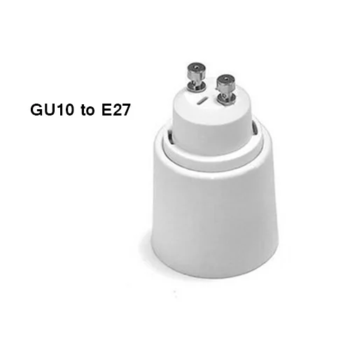 GU10 to E27 B22 G9 E27 E14 E40 светильник в розетку удлинитель держатель переходник Базовая лампа пластик новая лампа светодиодный винт розетки фитинг конвертер - Тип основания: GU10 to E27