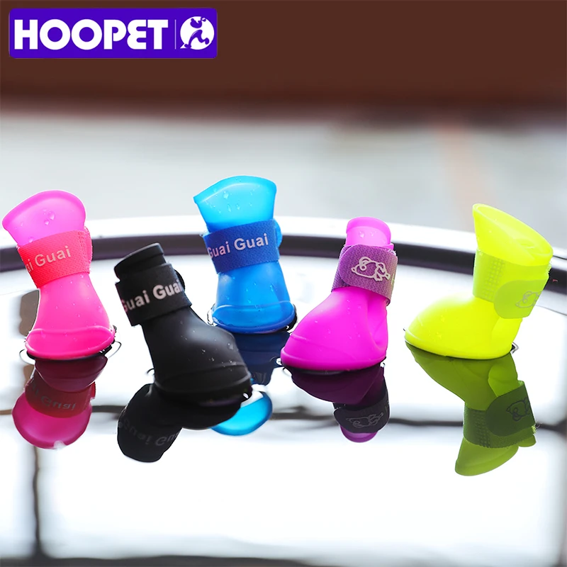 

HOOPET Pet Puppy Shoes Rainshoes Water Proof Rubber Shoes Summer