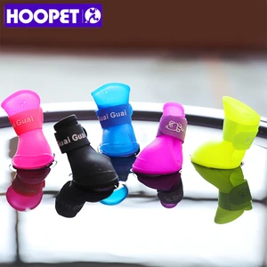 Обувь для щенков HOOPET, непромокаемые резиновые туфли для домашних животных, летняя обувь