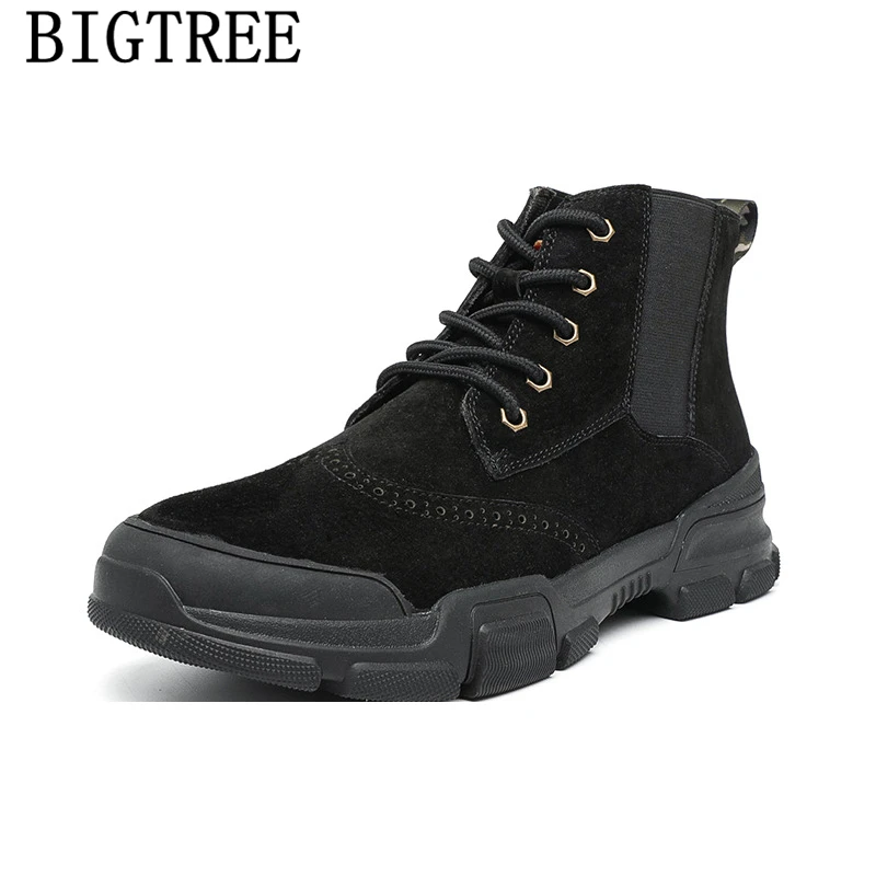 Броги из натуральной кожи мужские ботильоны мужская обувь ботинки для пустыни и