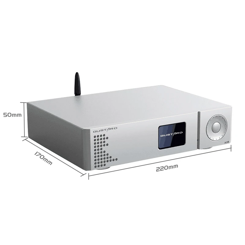 GUSTARD DAC X16 MQA декодер Bluetooth5.0 Dual ES9068AS оригинальный сбалансированный полное