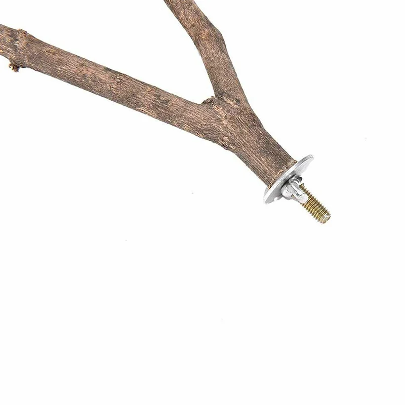 Висячая стойка для домашних животных с попугаем деревянная игрушка птиц стоящая