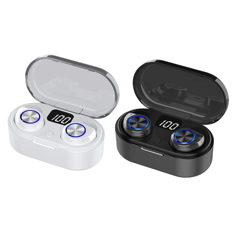 Беспроводной Bluetooth 5 0 гарнитура In-Ear Шум шумоподавления наушники с зарядки чехол