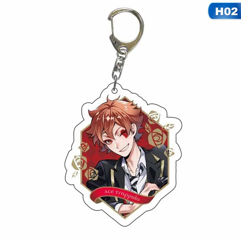 Двусторонние акриловые игрушки брелоки аниме аксессуары для косплея скрученные