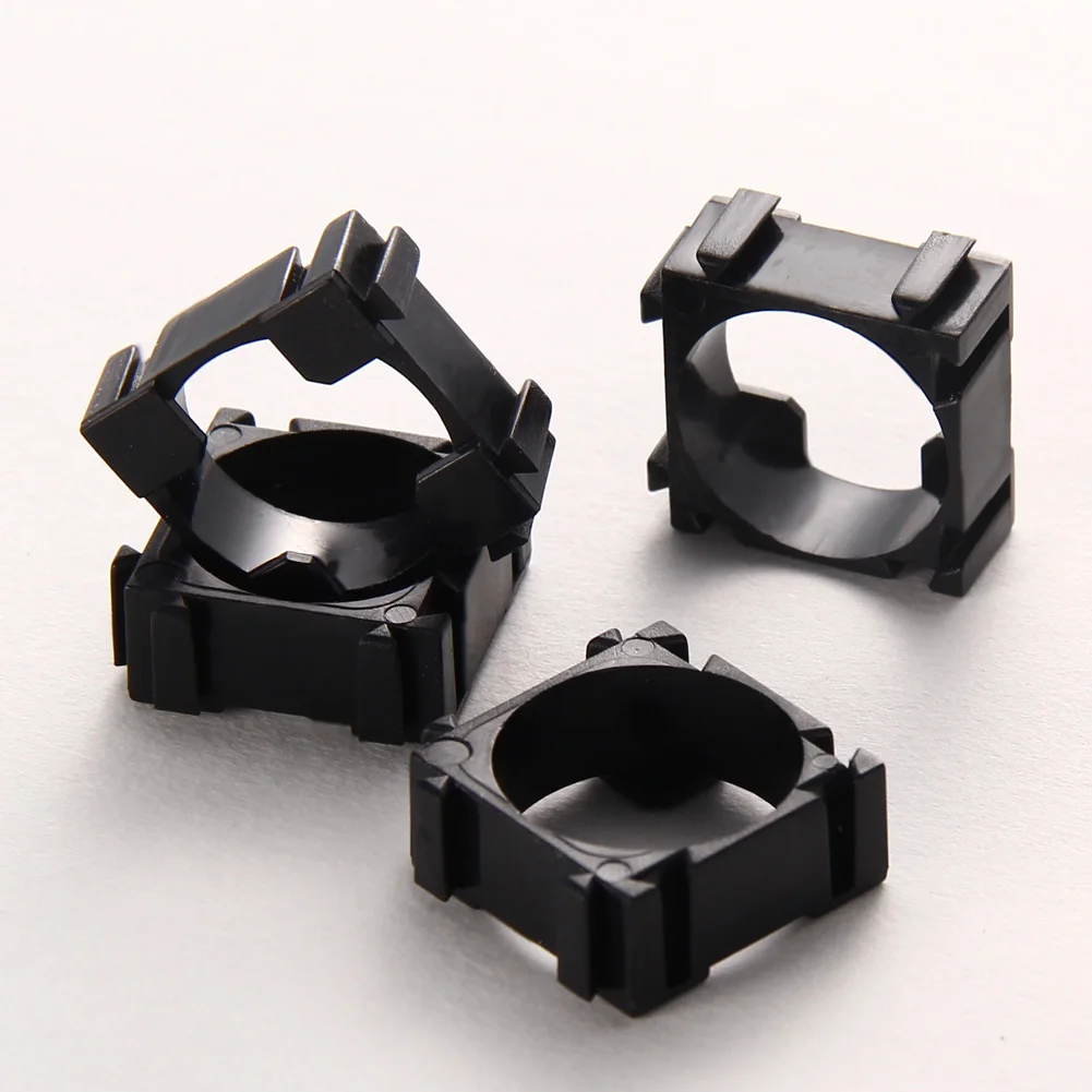 

18650 battery Holder Safety Anti Vibration Cylindrical Bracket 100pieces Plastic Case Box li-ion Cell Storage Accessories