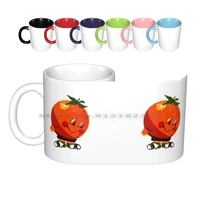 80%e2%80%99s orange boy ceramic mugs coffee cups milk tea mug orange fruit clementine grapefruit citrus lemon lime 80 s 1980 s 70 s