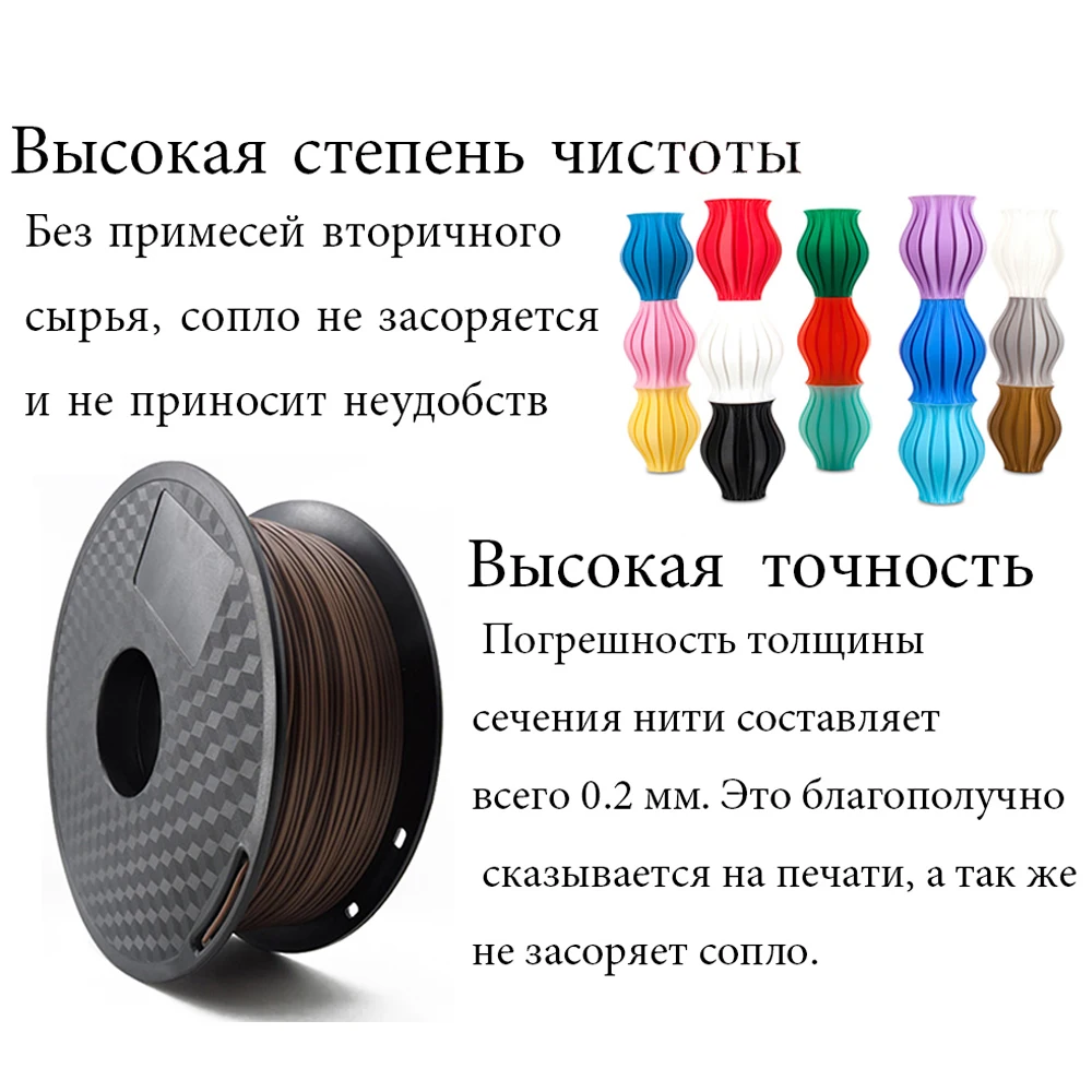 Пластиковый наполнитель YouSu ABS/светящийся ABS/PLA/Plus 1 75 мм 0 5-1 кг/для 3D-принтера creality