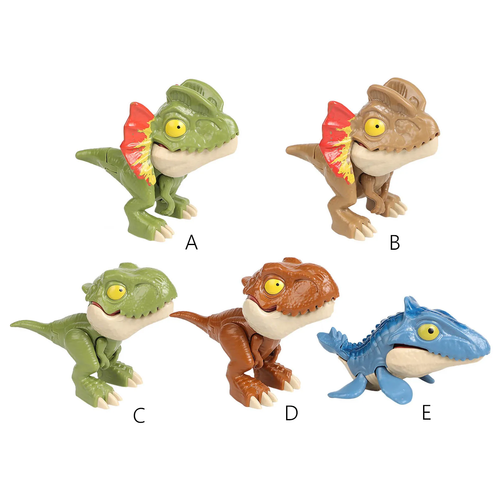 Пальчиковые игрушки-Динозавры игрушки-фиджеты синий Юрский период