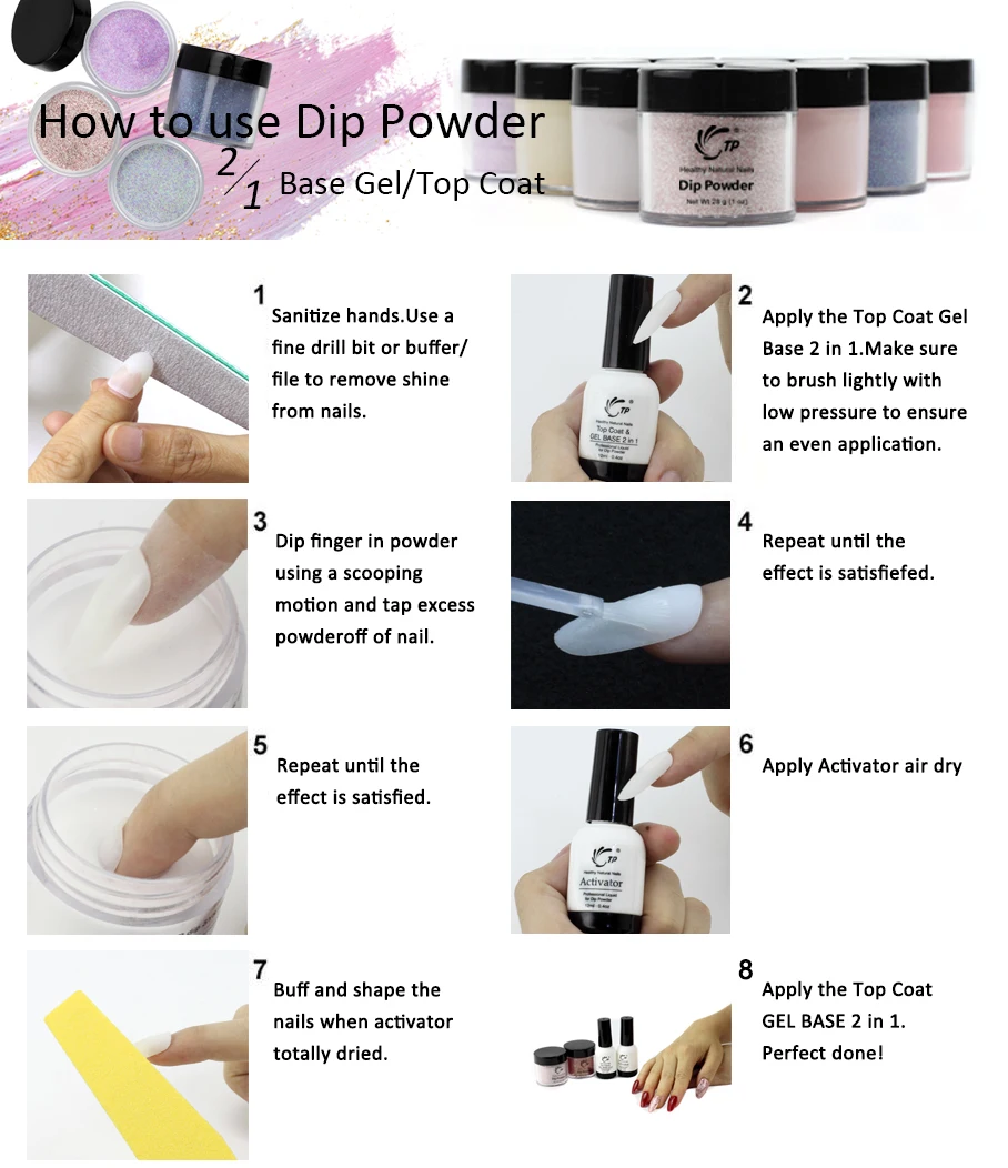 Набор глиттеров для ногтей 7 шт./компл. активатор базы Нейл арт натуральный сухой