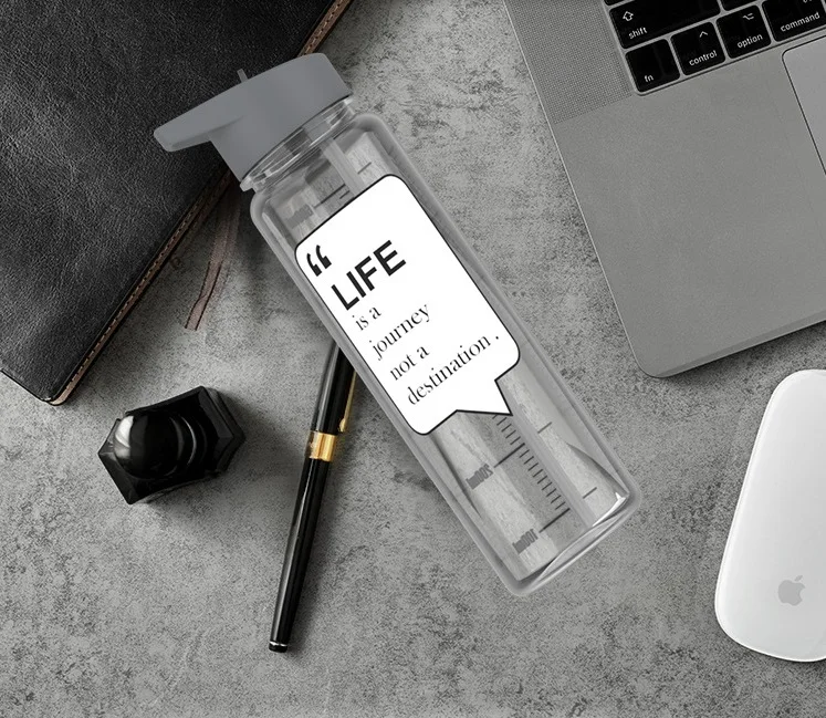 Тритан бутылка для напитков Спортивная воды протеиновый шейкер наружная