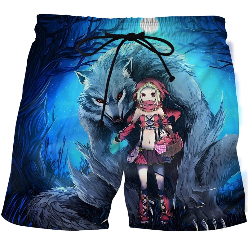 

2021 Summer Swimming Shorts 3D Printing Casual Beach Pants Men's Comfortable Shorts Fashion Sports Pants Bermuda Surf Shorts