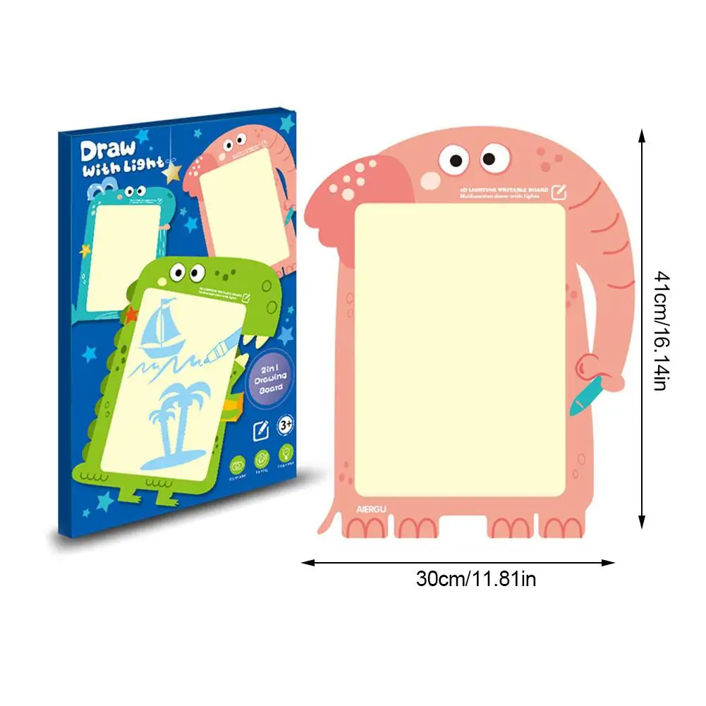 

Fluorescent painting board children's luminous magic graffiti double-sided luminous writing board Fun Fluorescent Painting