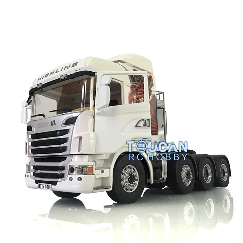 

LESU Metal R730 RC Tractor Truck 8*8 Chassis Painted For DIY Scania Car THZH0946