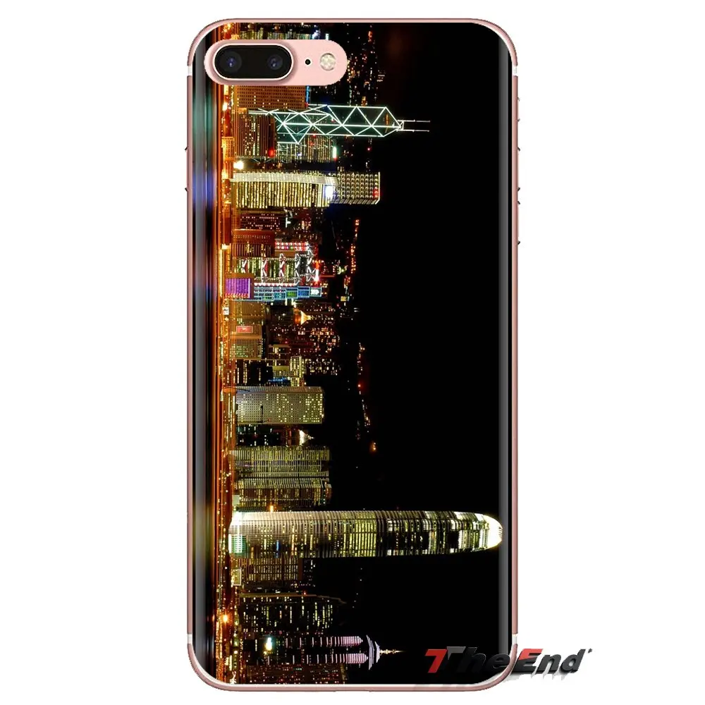 Мягкий прозрачный чехол Rainbow City by night Pastel для Xiao mi 6 A1 Max x 2 5X 6X Red Note 5 5A 4X 4A A4 4 3 Plus Pro |